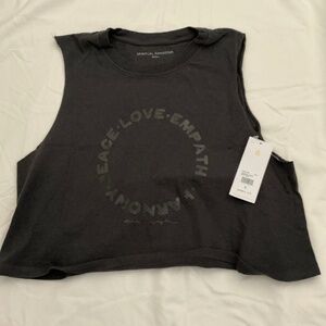 Spiritual Gangster - Harmony Callie Crop Tank - Women’s SMALL - NEW w tag